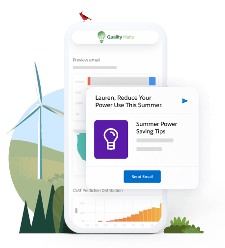 screenshot of Energy & Utilities Cloud